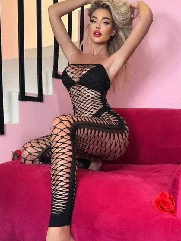 ERINSON BLACK BODYSTOCKING