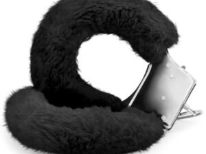 Χειροπέδες - Furry Biginners Handcuffs Μαύρες S4F03030