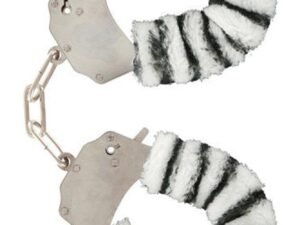 Χειροπέδες - Furry Handcuffs Zebra S4F07936