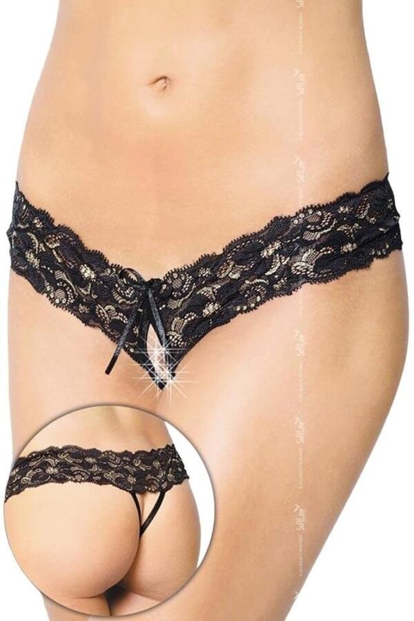 G String εσώρουχο - Lace String Μαύρο SFL2456-B