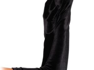 Γάντια - Leg Avenue Velvet Opera Length Gloves Μαύρα LG-2052