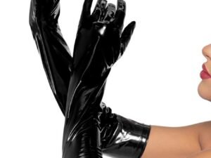 Γάντια Leg Avenue Vinyl gloves Μαύρα LG-2778